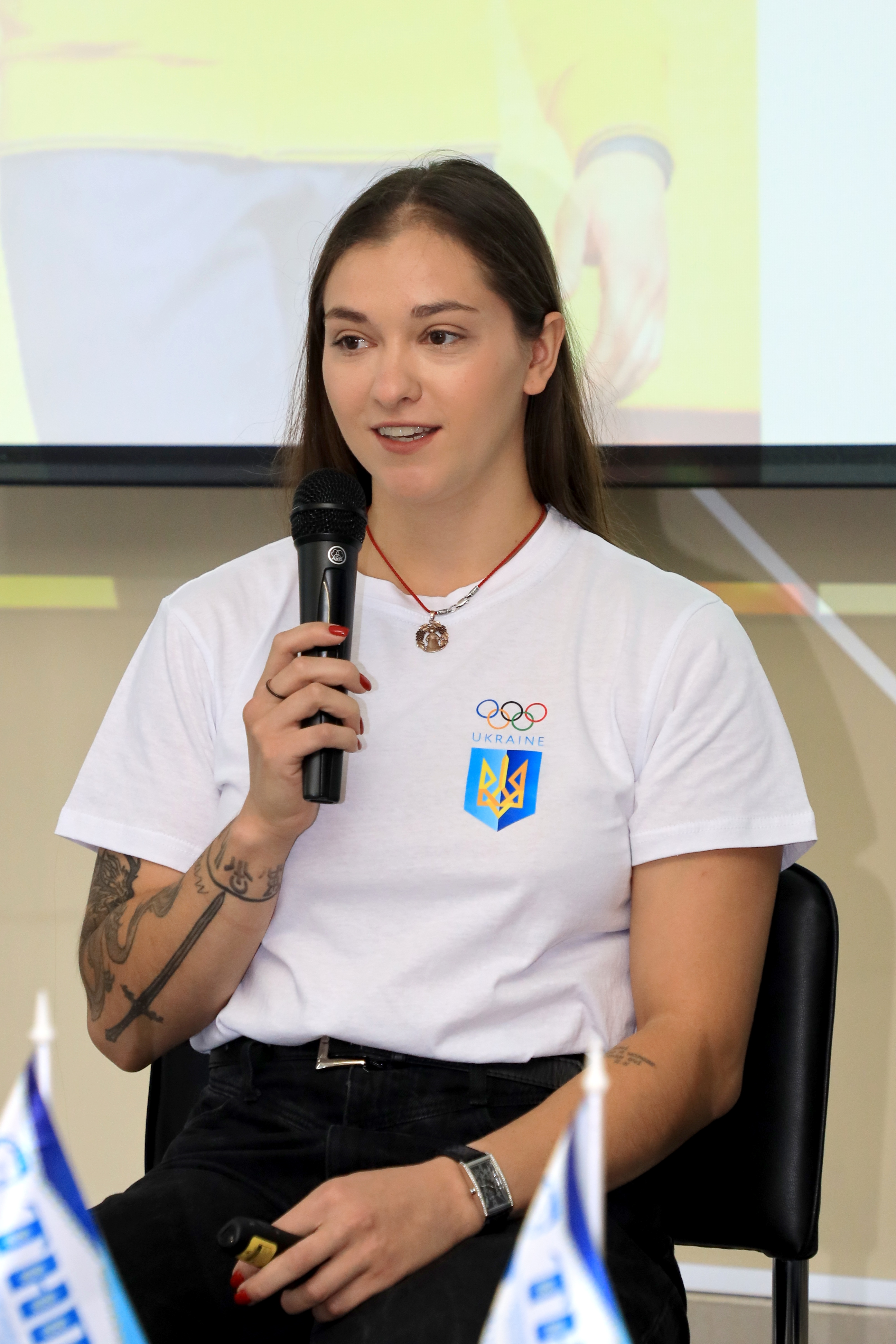 Anastasiia Bachynska — maister sportu Ukrainy mizhnarodnoho klasu, zdobuvachka druhoho (mahisterskoho) rivnia vyshchoi osvity za spetsialnistiu A7«Fizychna kultura i sport», osvitno-profesiinoiu prohramoiu «Adaptyvnyi sport»